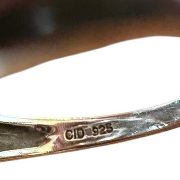 Vintage Clyde Duneier CID 925 Silver Modernist Bubble STATEMENT Ring SZ. 9.5 - Picture 8 of 14